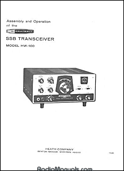 Heathkit HW-100 Instruction Manual - Click Image to Close